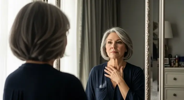 woman avoiding touch after 50 mirror (1)